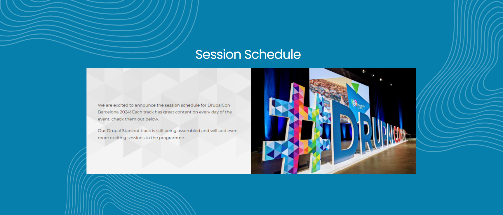 Session Schedule picture 