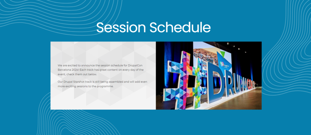 Session Schedule 