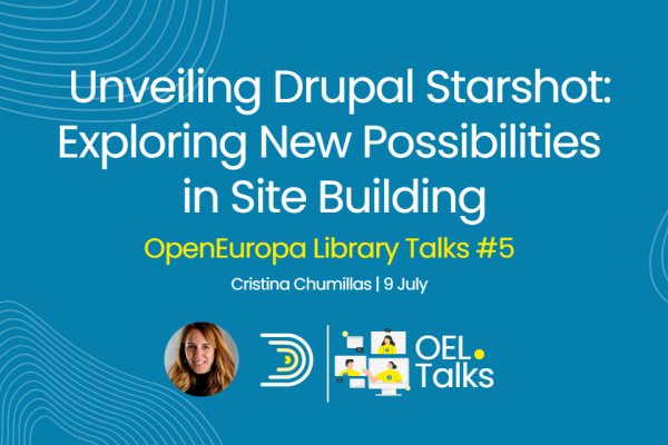 Drupal Starshot with Cristina Chumillas Banner 